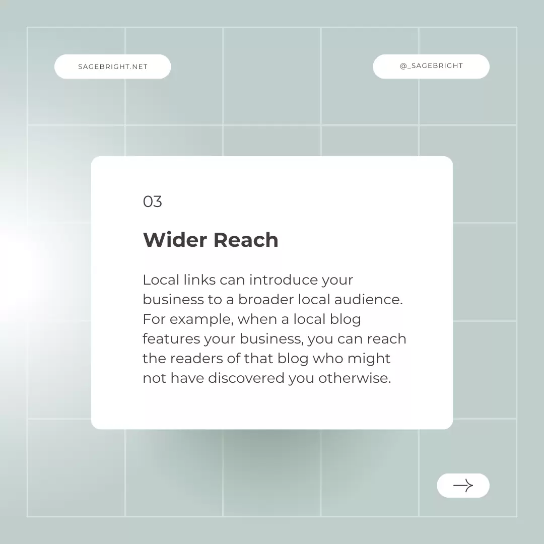 How Local Linking Helps Local SEO - Wider Reach