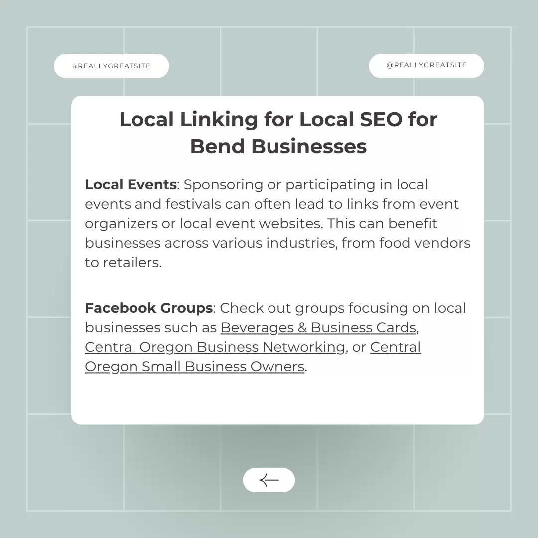 Local Linking for Bend 3